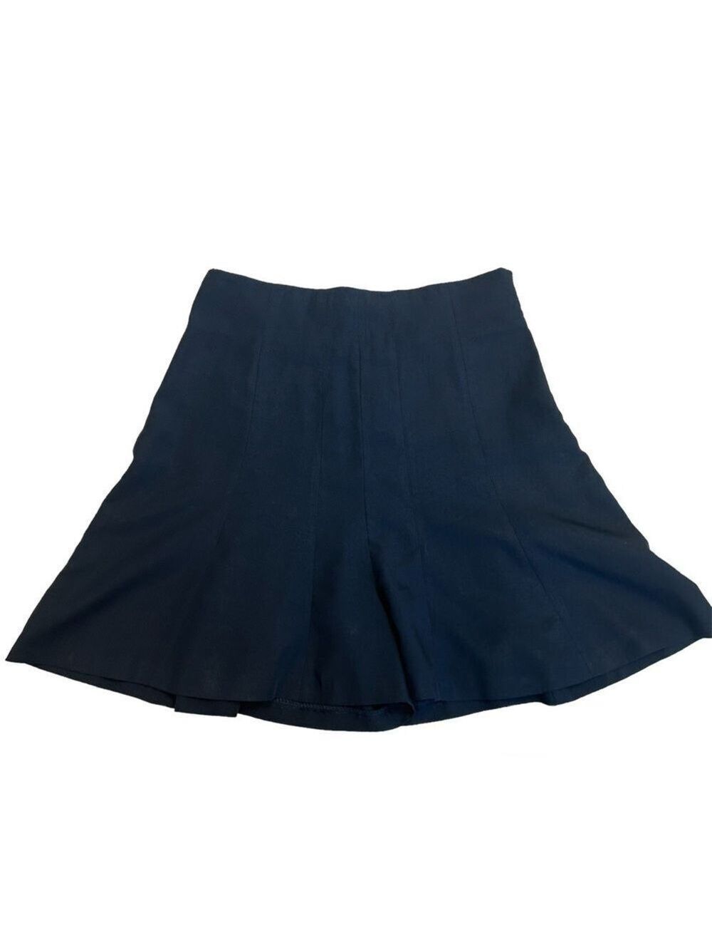Zara navy blue high waisted dress shorts Sz S